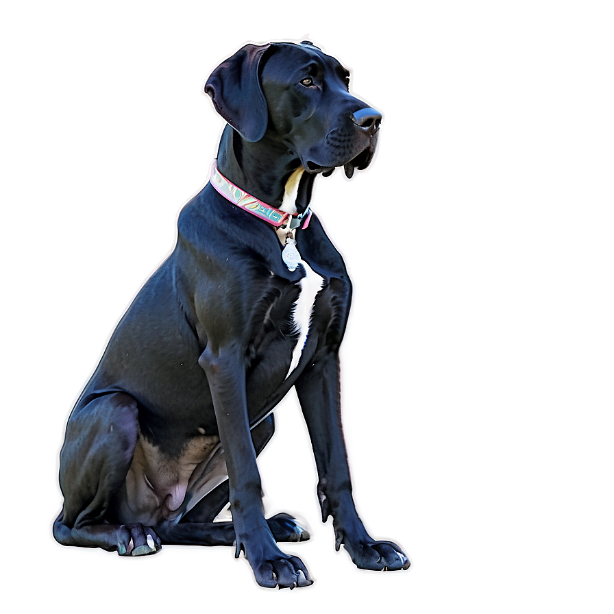 Sitting Great Dane Png 71