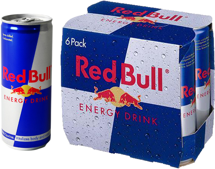 Six Pack Red Bull, HD Png Download PNG with transparent background