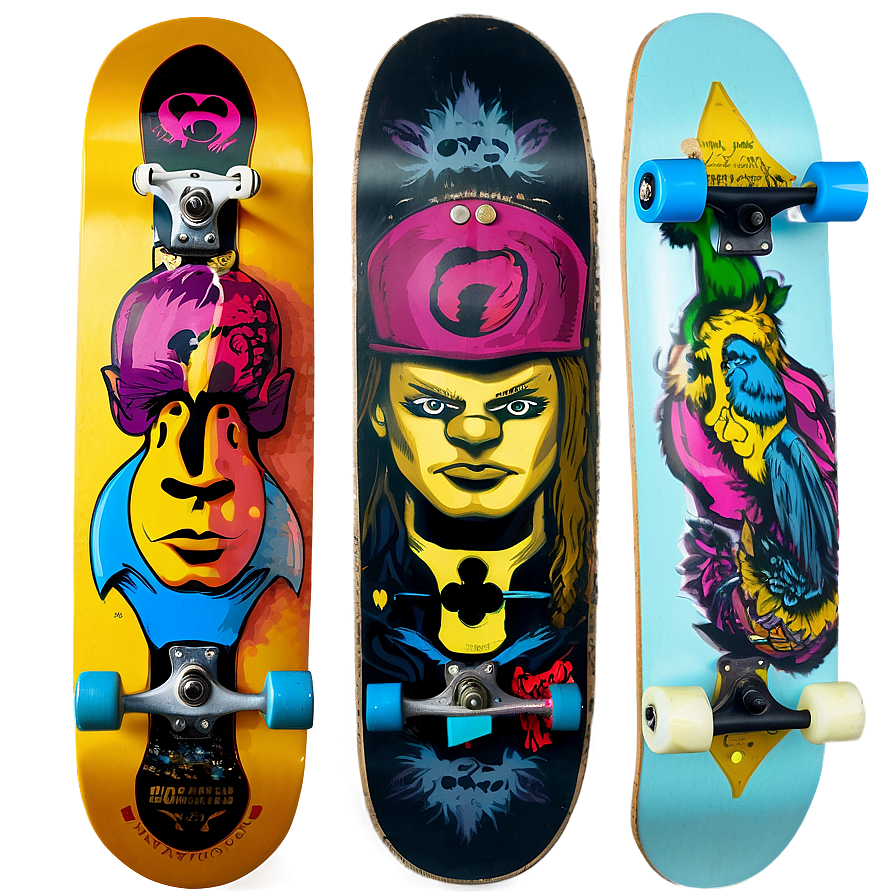 Skateboard Deck Collection Png 99