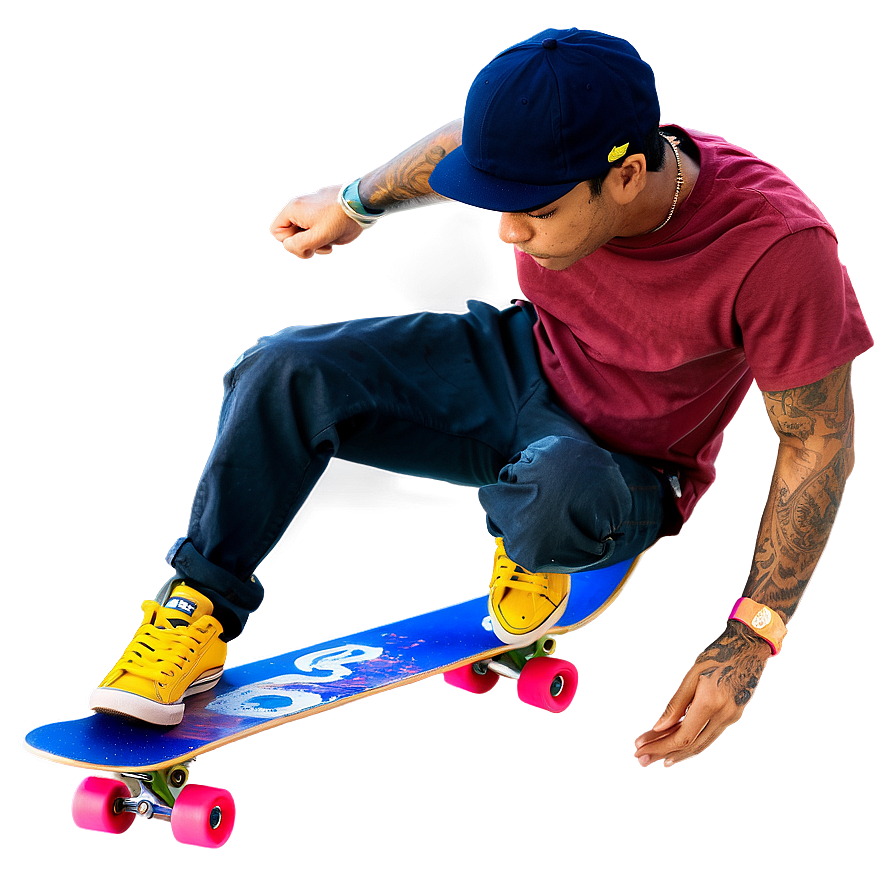 Skateboard Training Techniques Png 41