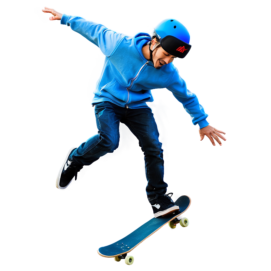 Skateboarder Jumping Trick Png 06242024