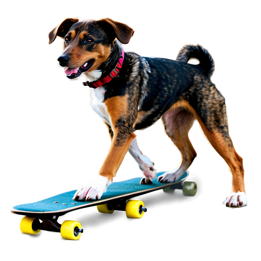 Skateboarding Dog Png 33