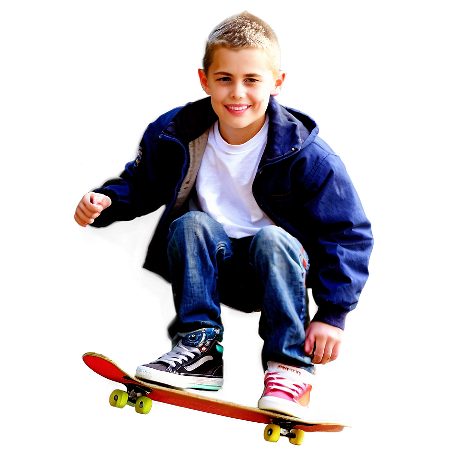 Skateboarding Kids Png 06242024