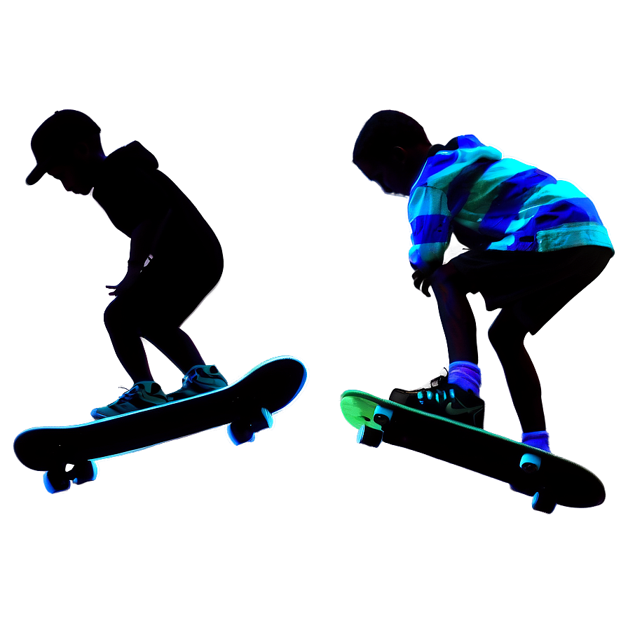 Skateboarding Silhouette PNG 35 PNG with transparent background