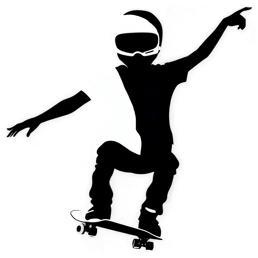 Skateboarding Silhouette PNG 77 PNG with transparent background