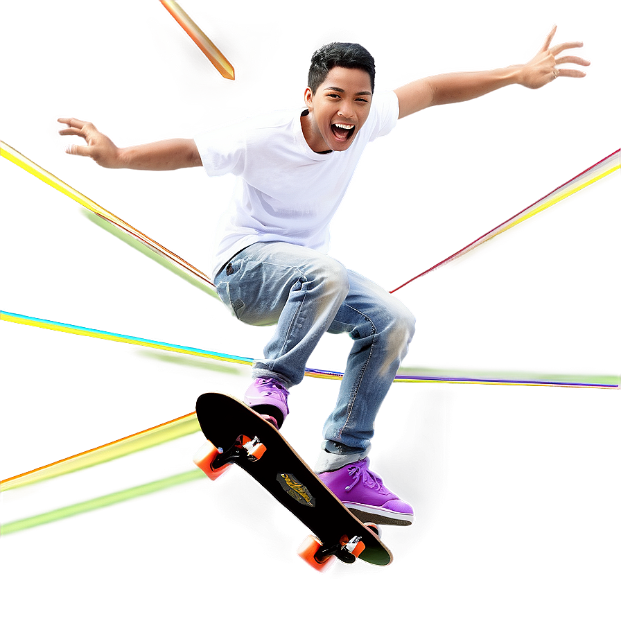 Skateboarding Video Game Png Qir