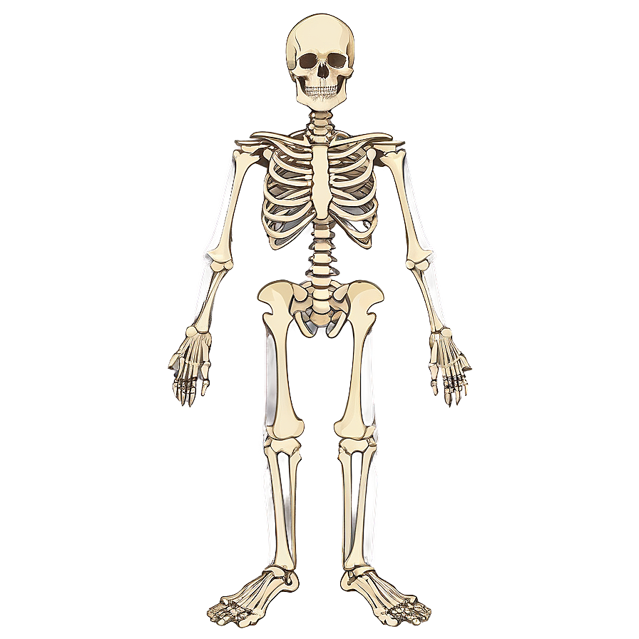 Skeletal System Educational Chart Png 06132024