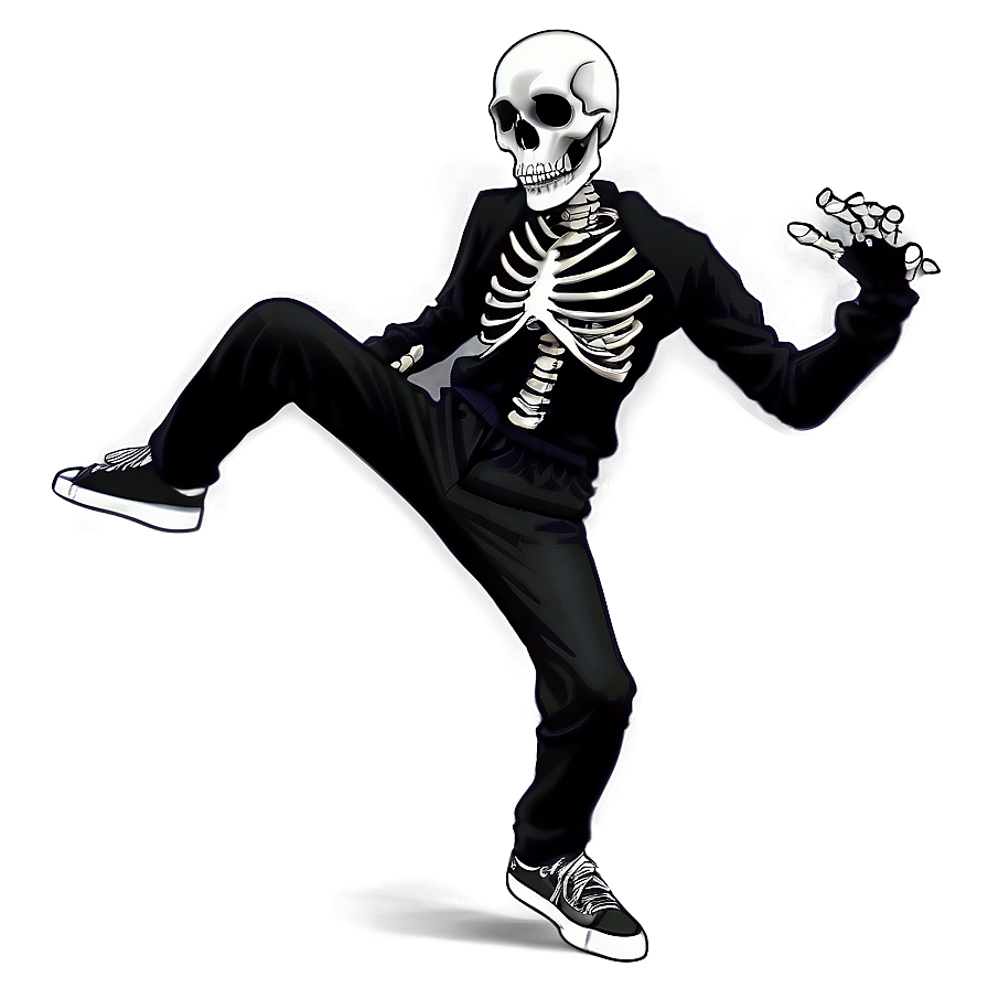 Skeleton Breakdance Png 12