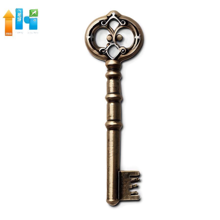 Skeleton Key PNG 05042024 PNG with transparent background