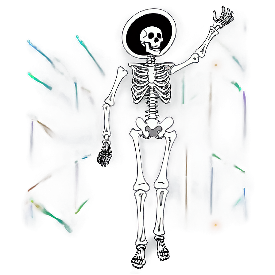 Skeleton Line Dance Png Hec