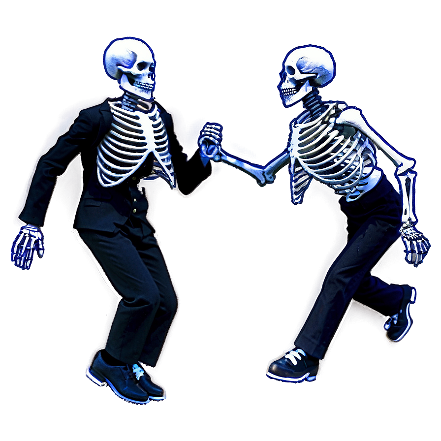 Skeleton Swing Dancing Png Bhn