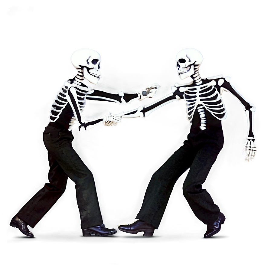 Skeleton Swing Dancing Png Fmm