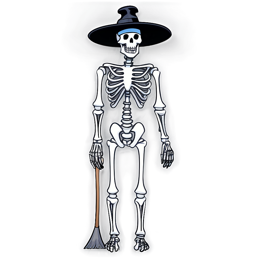 Skeleton Witch Png 05032024