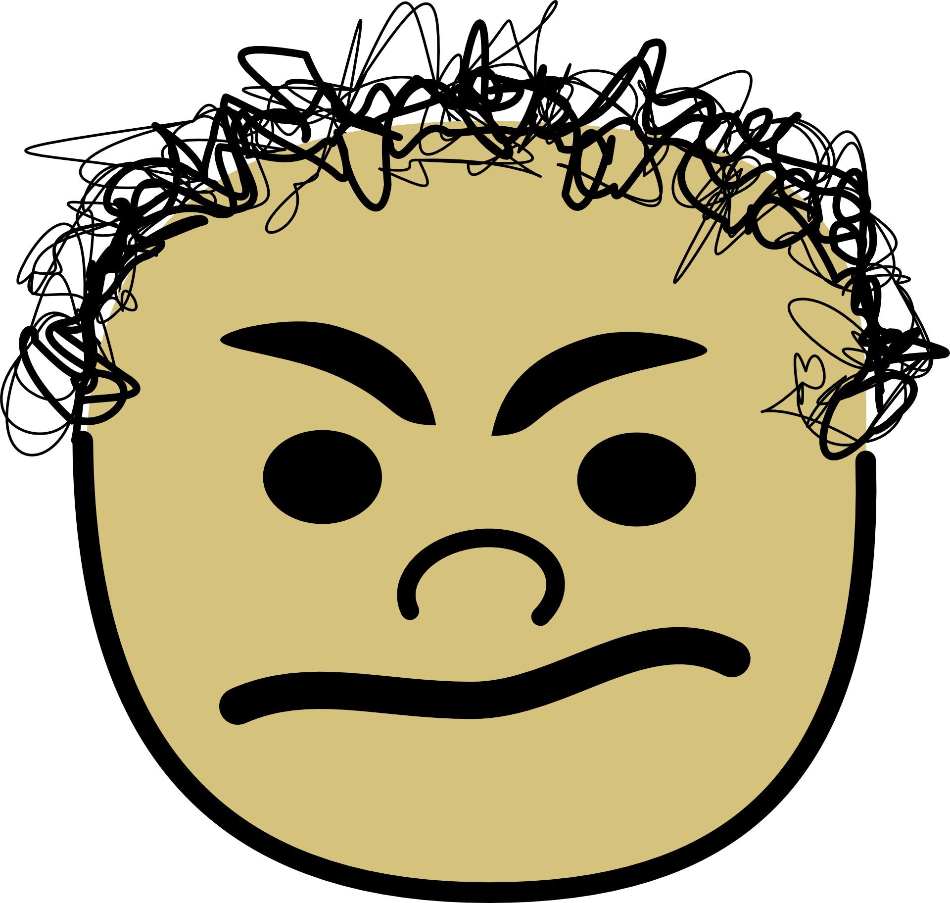 Skeptical Face Emoji Art