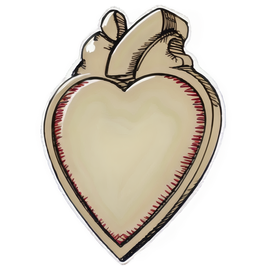 Sketch Heart Outline PNG 05252024 PNG image with a transparent background, free high-resolution download
