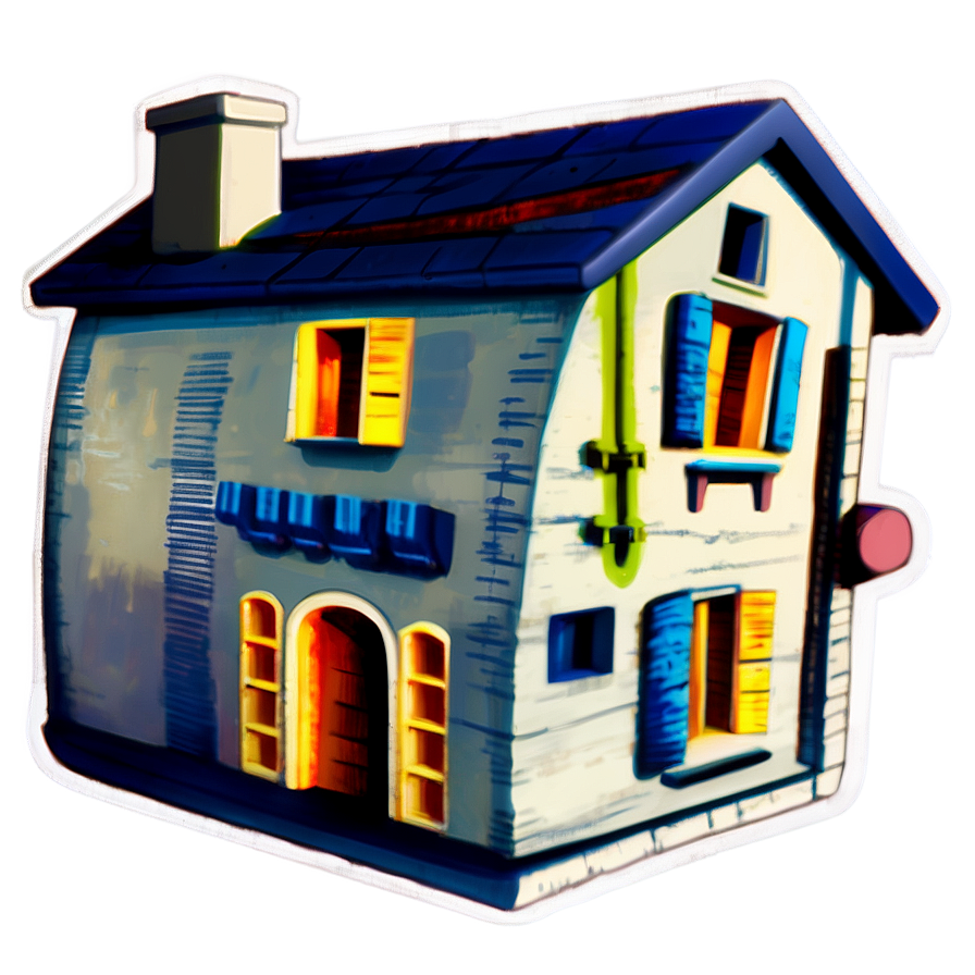 Sketch Style Home Icon Png 12