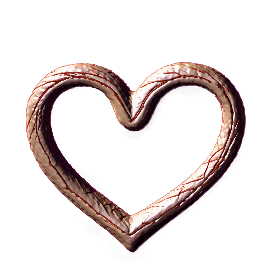 Sketched Heart Design Png Cri