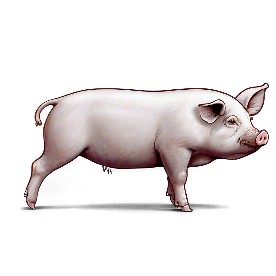 Sketched Pig Png 05212024