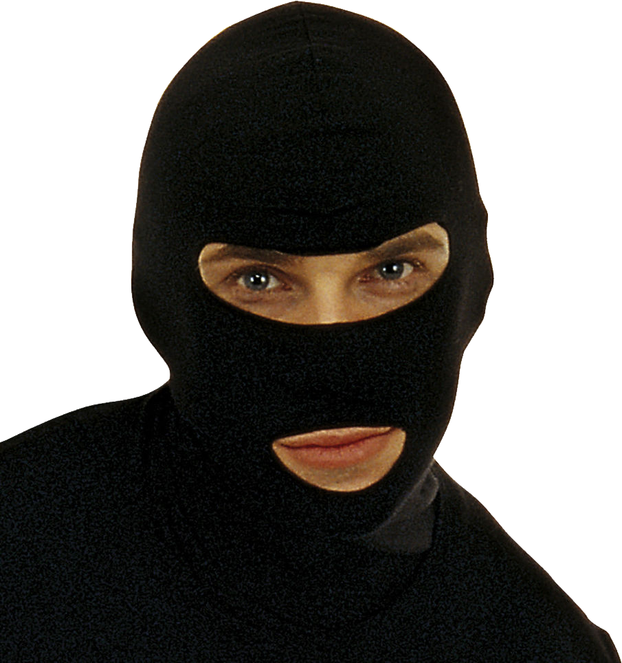 Transparent Ski Mask Png - Noir Cagoule, Png Download PNG with transparent background