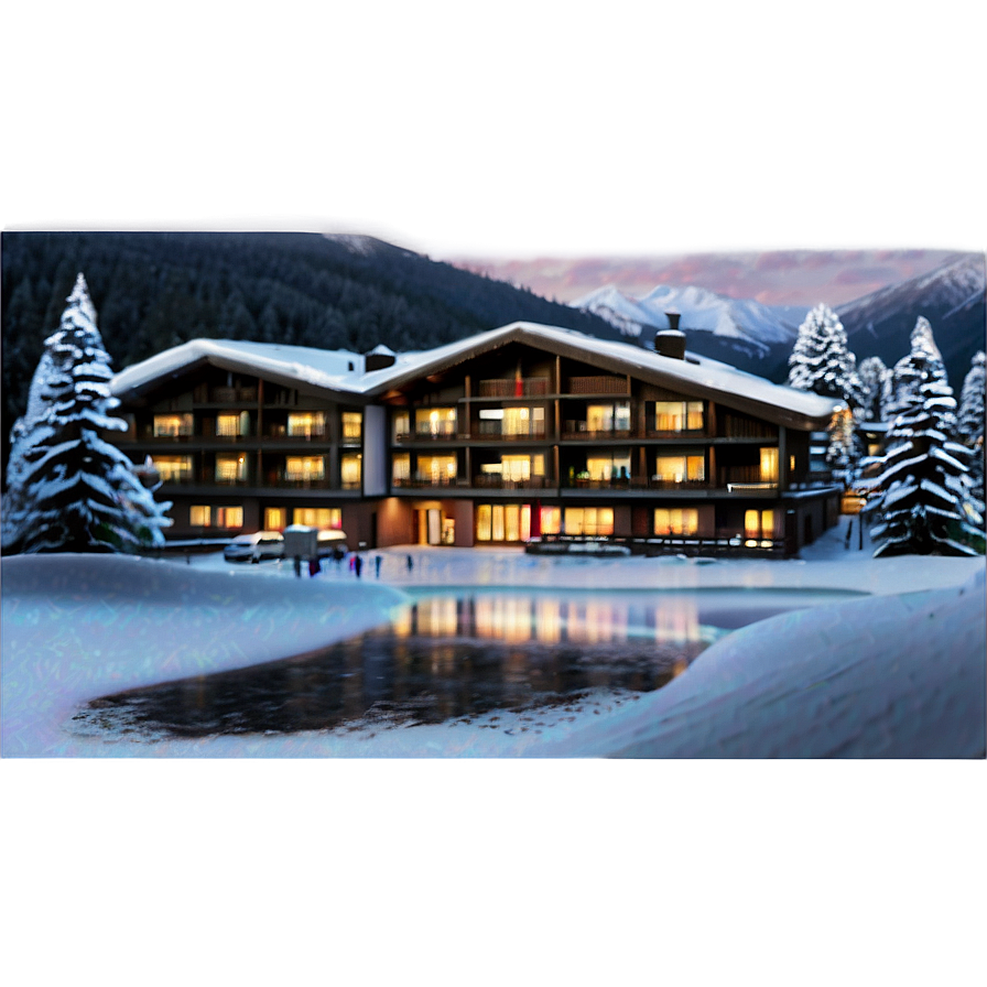 Ski Resort Hotel PNG 55 PNG with transparent background