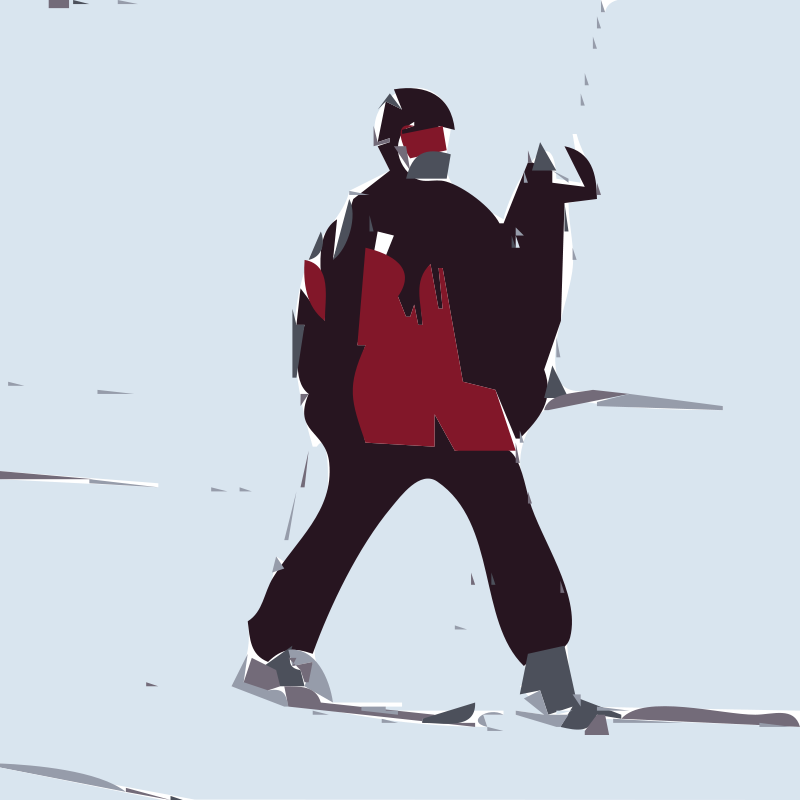 Skiier Readyto Descent.jpg PNG with transparent background