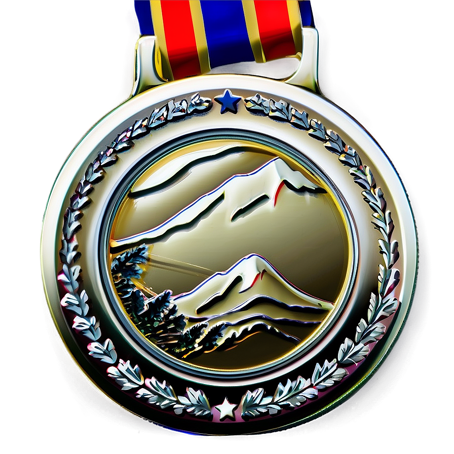 Skiing Medal Png 05252024