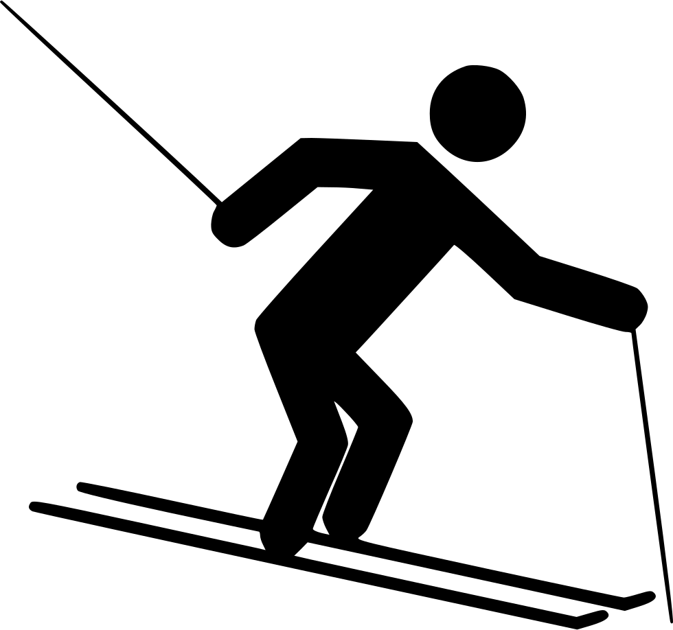 Nordic Skiing - Cross Country Skis Icon, HD Png Download PNG with transparent background