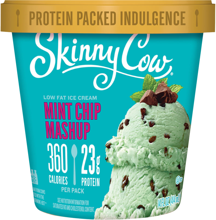 Skinny Cow Mint Ice Cream, HD Png Download PNG with transparent background