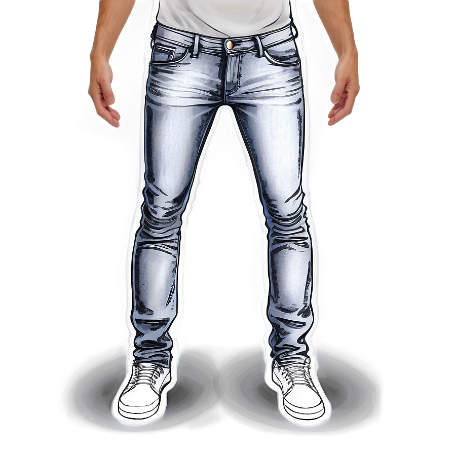 Skinny Jean Outline Png Pya