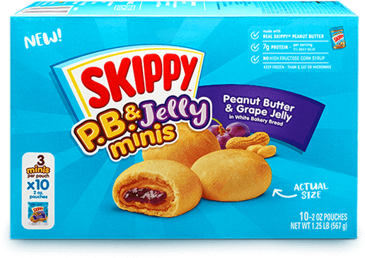 Skippy Peanut Butter And Jelly Minis, HD Png Download PNG with transparent background