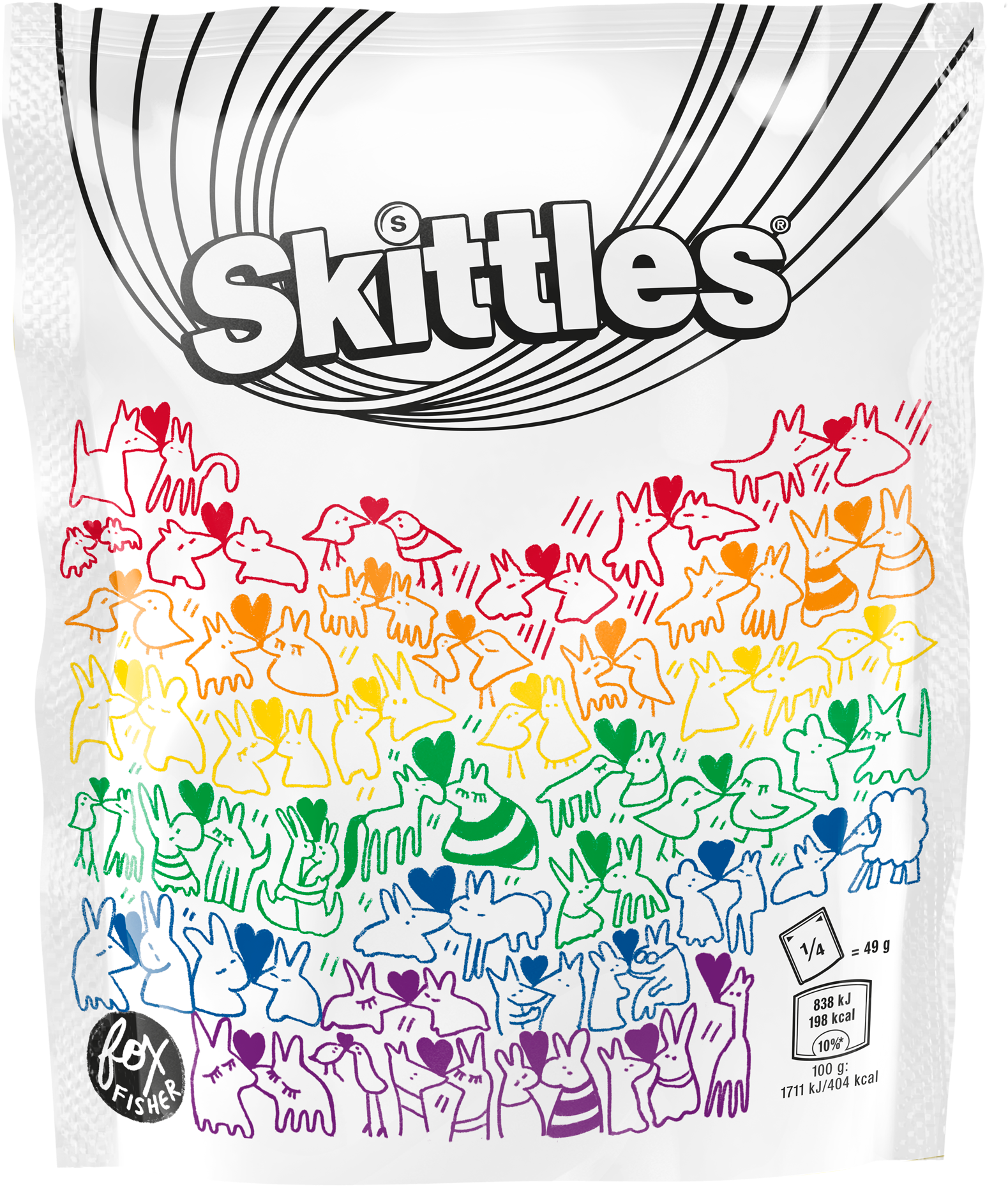 Skittles Package Artwork