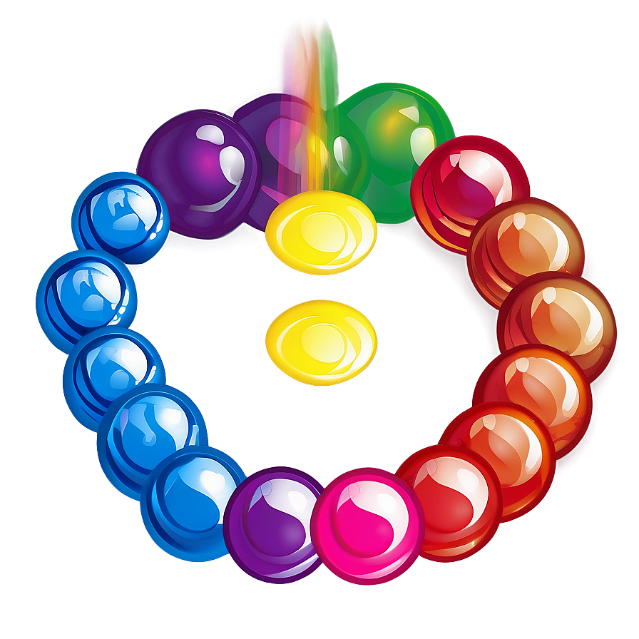 Skittles Rainbow Vector Png Grv