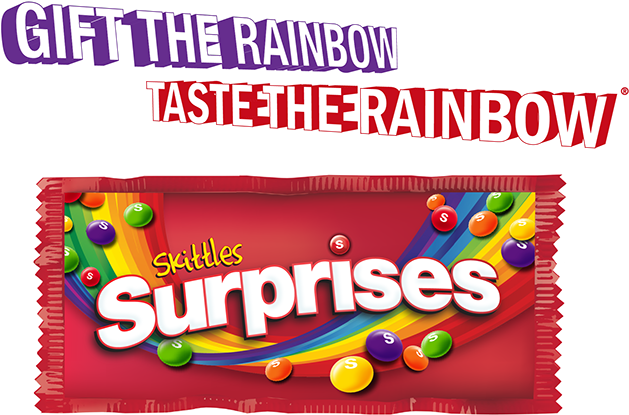 Skittles Surprises Package Ad