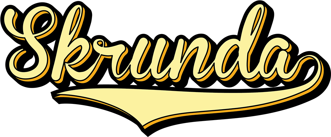 Skrunda_ Script_ Logo_ Vector