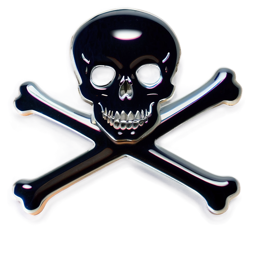 Skull And Crossbones Badge Png 06122024