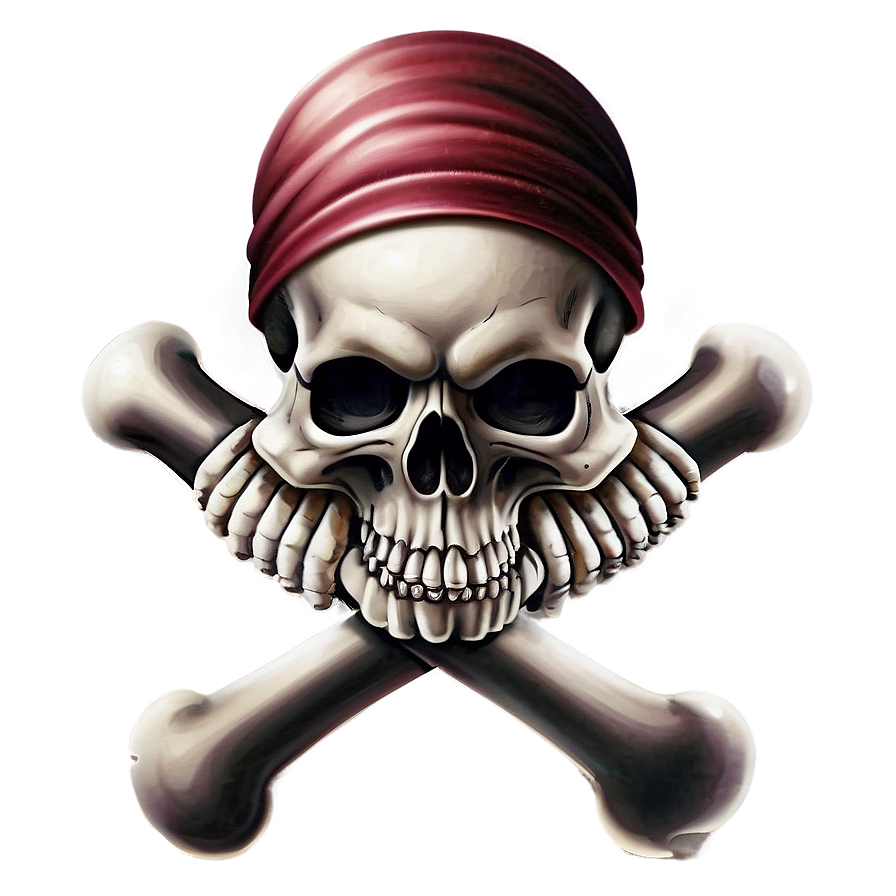 Skull And Crossbones Tattoo Design Png 34