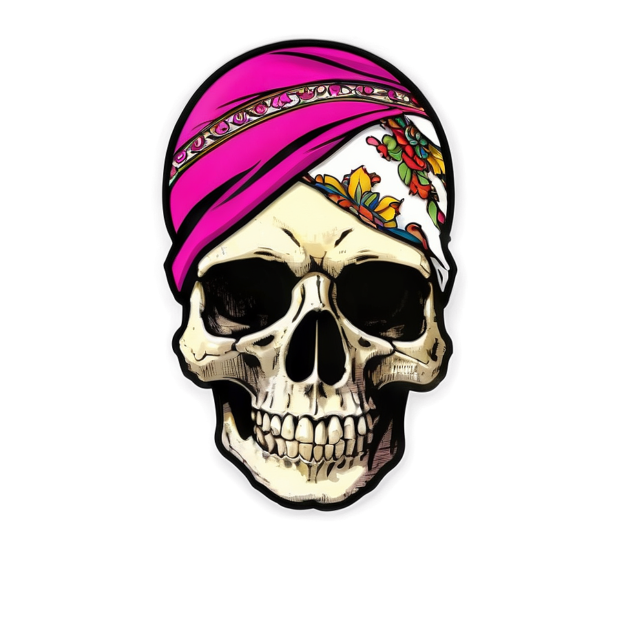 Skull Bandana Graphic PNG xpx36 PNG image with a transparent background, free high-resolution download