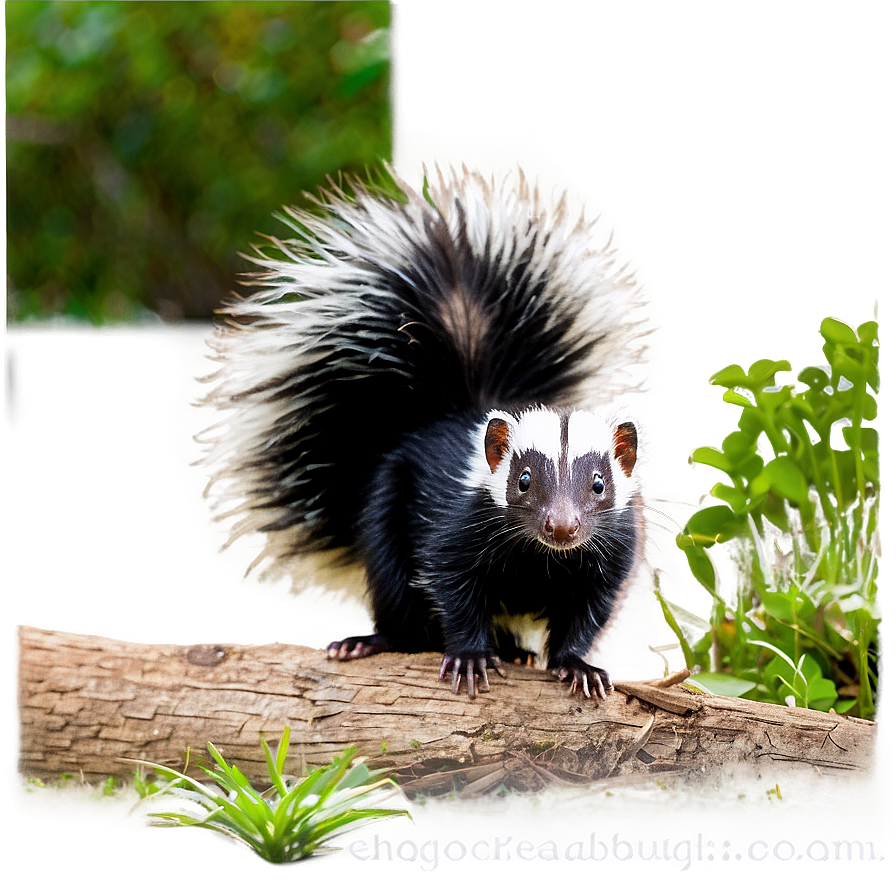 Skunk In Nature Png 06262024