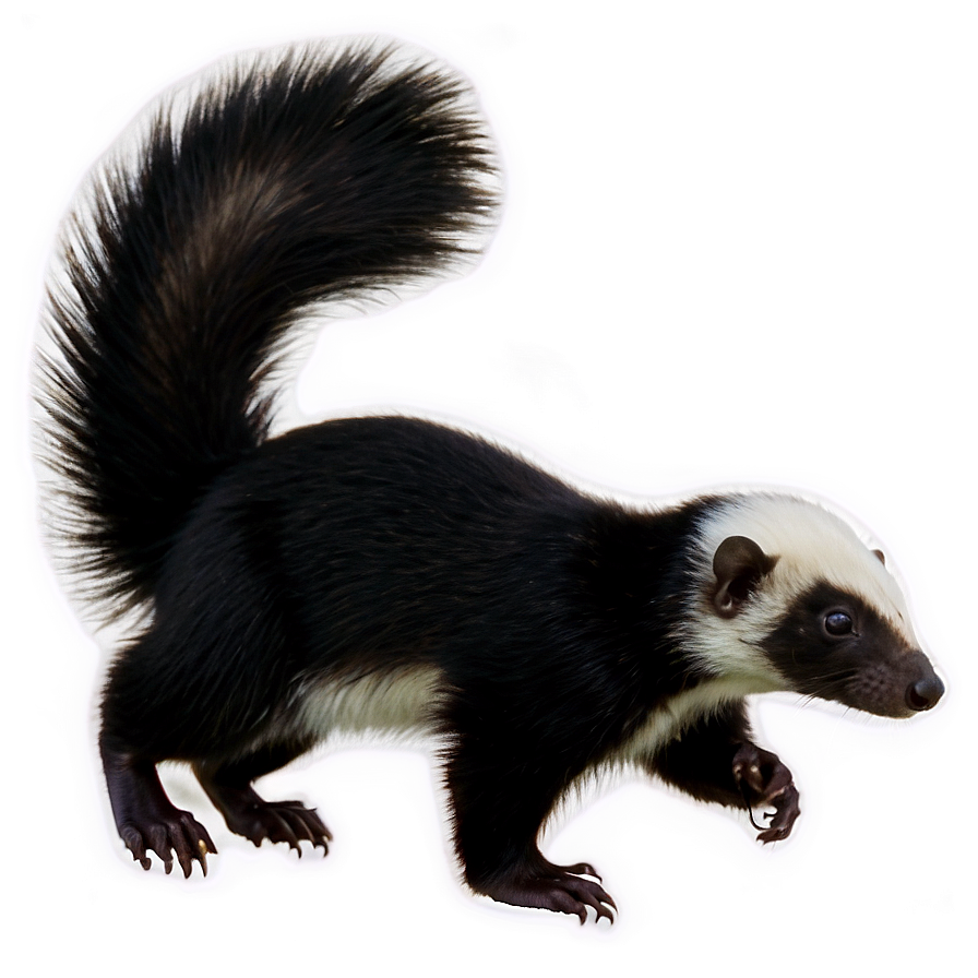 Skunk Posing Png 06262024