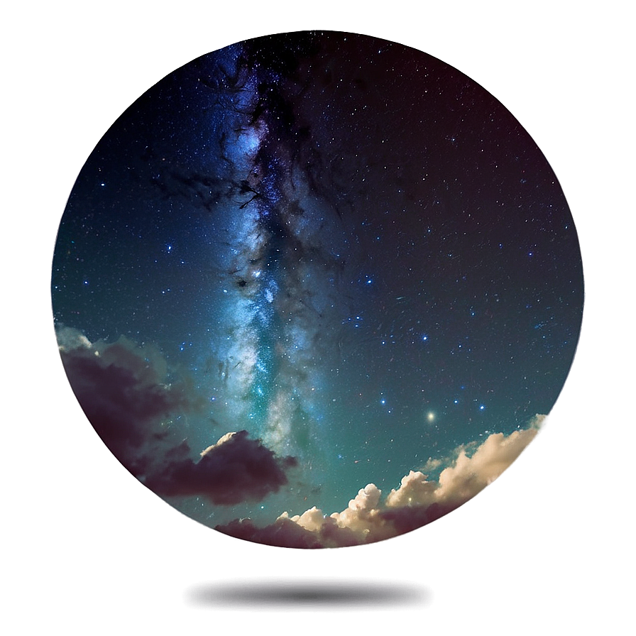 Sky With Galaxy View Png 05032024