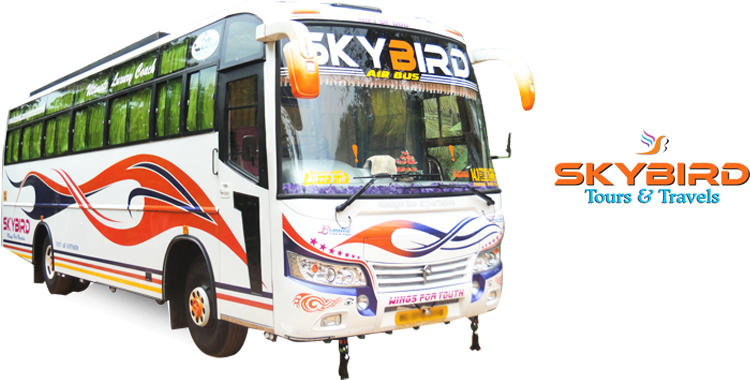 Skybird Tour Bus Travel Service PNG with transparent background