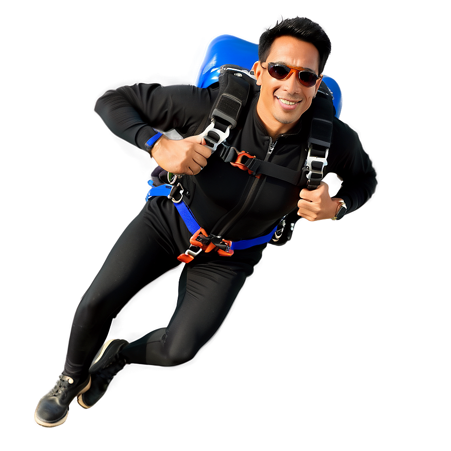 Skydiving Instructor PNG 06252024 PNG image with a transparent background, free high-resolution download