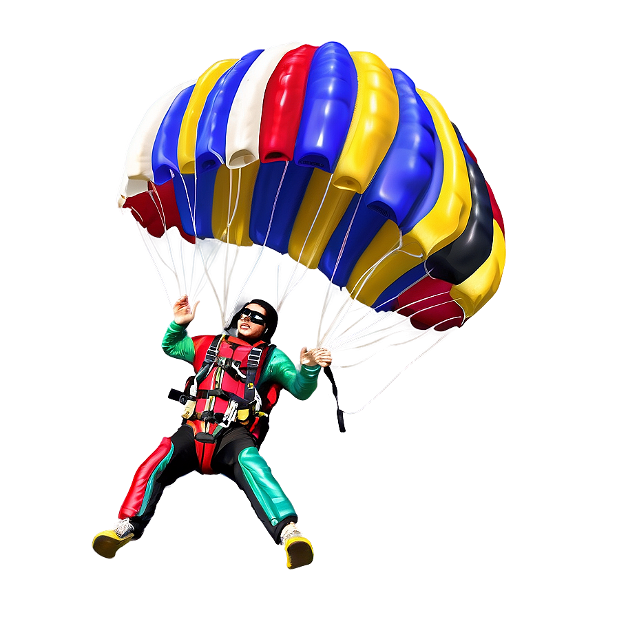 Skydiving Parachute Pack Png 06252024