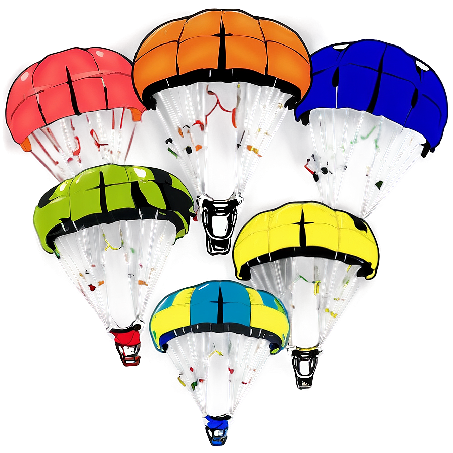 Skydiving Parachute Pack Png Lvg63