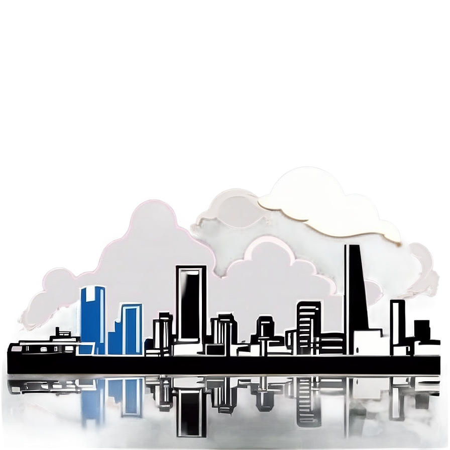 Skyline with Clouds PNG 06202024 PNG with transparent background