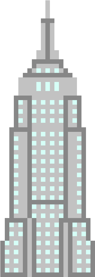 Skyscraper Pixel Art, HD Png Download PNG with transparent background