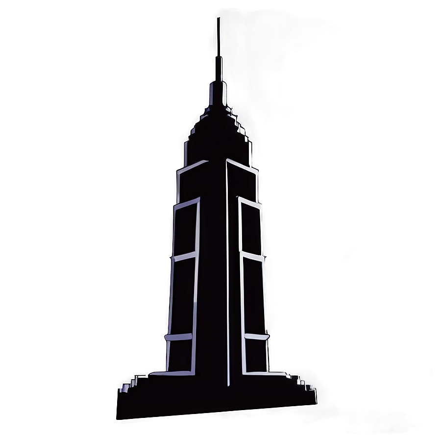 Skyscraper Silhouette PNG 05212024 PNG with transparent background