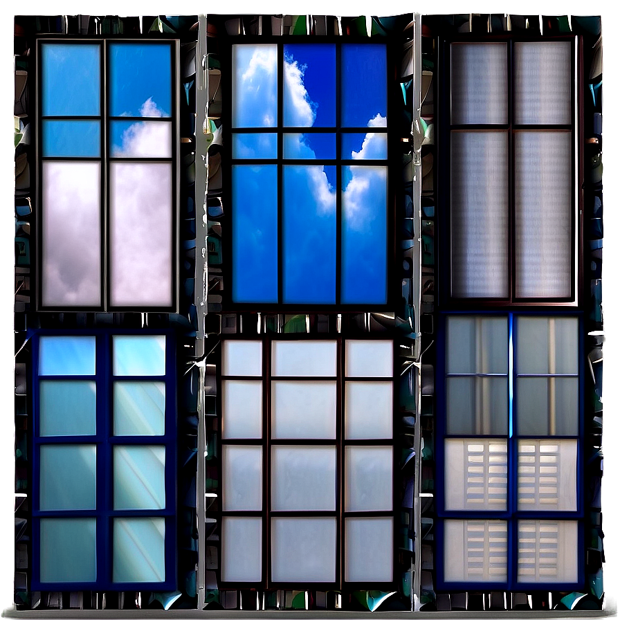 Skyscraper Windows Texture Png Qbs