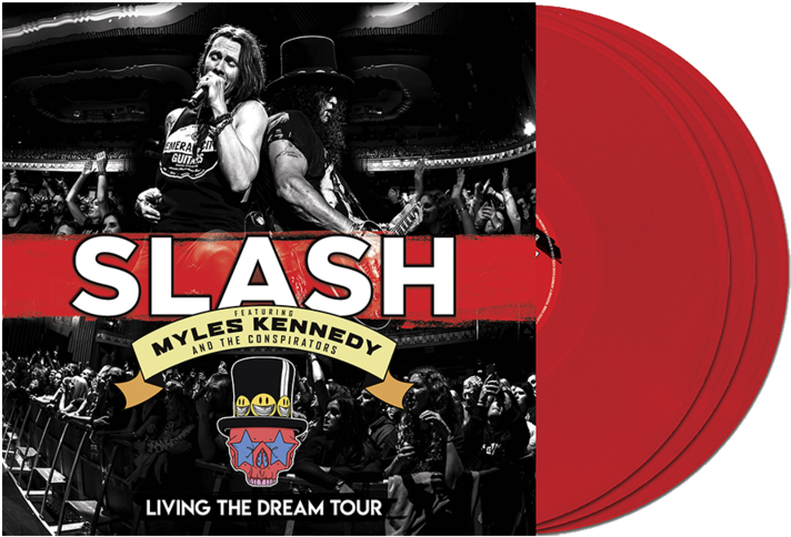 Slash Living The Dream Tour Vinyl Album Cover