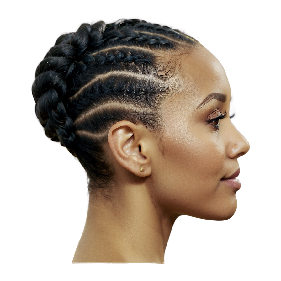 Sleek And Chic Hair Edges Png 60